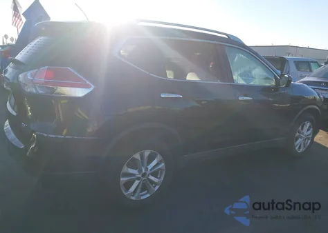 2016 Nissan Rogue Sv из США, поврежденный, VIN KNMAT2MTXGP595002